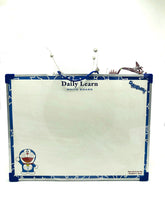 Kids White Board Dual Sides Writable 12x16 Inch hanging stripe